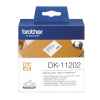 1 x Genuine Brother DK-11202 White Paper Label Roll - 62mm x 100mm - 300 Labels per Roll