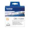 1 x Genuine Brother DK-11204 White Paper Label Roll - 17mm x 54mm - 400 Labels per Roll