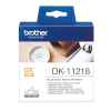 1 x Genuine Brother DK-11218 White Paper Label Roll - 24mm Diameter - 1000 Labels per Roll