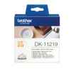 1 x Genuine Brother DK-11219 White Paper Label Roll - 12mm Diameter - 1200 Labels per Roll