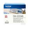 1 x Genuine Brother DK-22246 White Paper Tape Roll - 103mm x 30.48m - Continuous Length