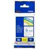 1 x Genuine Brother TZe-223 9mm Blue on White Laminated Tape 8 metres