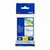 1 x Genuine Brother TZe-243 18mm Blue on White Laminated Tape 8 metres