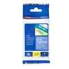 1 x Genuine Brother TZe-535 12mm White on Blue Laminated Tape 8 metres