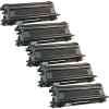 5 x Compatible Brother TN-155BK Black Toner Cartridge