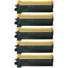 5 x Compatible Brother TN-240BK Black Toner Cartridge