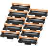 10 x Compatible Brother TN-2530XL Toner Cartridge High Yield