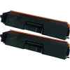 2 x Compatible Brother TN-349BK Black Toner Cartridge Super High Yield