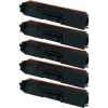 5 x Compatible Brother TN-349BK Black Toner Cartridge Super High Yield