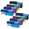 2 Lots of 4 Pack Genuine Brother TN-240 Toner Cartridge Set