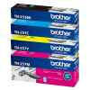 4 Pack Genuine Brother TN-253 & TN-257 Toner Cartridge Set