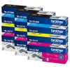 3 Lots of 4 Pack Genuine Brother TN-253 & TN-257 Toner Cartridge Set