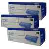 3 x Genuine Brother TN-3470 Toner Cartridge Super High Yield