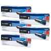 5 x Genuine Brother TN-348BK Black Toner Cartridge High Yield