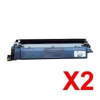 2 x Compatible Brother TN-259BK Black Toner Cartridge Super High Yield