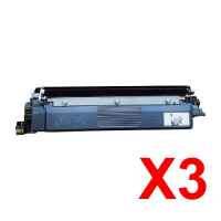 3 x Compatible Brother TN-259BK Black Toner Cartridge Super High Yield