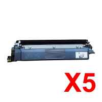 5 x Compatible Brother TN-259BK Black Toner Cartridge Super High Yield