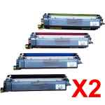 2 Lots of 4 Pack Compatible Brother TN-259 Toner Cartridge Set Super High Yield