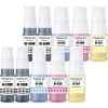 10 Pack Compatible Canon GI-55 GI55 Ink Bottle Set (4BK,2C,2M,2Y)