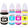 4 Pack Compatible Canon GI-60 GI60 Ink Bottle Set (1BK,1C,1M,1Y)