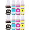 8 Pack Compatible Canon GI-60 GI60 Ink Bottle Set (2BK,2C,2M,2Y)