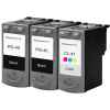 3 Pack Compatible Canon PG-40 CL-41 Ink Cartridge Set (2BK,1C)