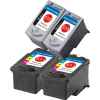 4 Pack Compatible Canon PG-510 CL-511 Ink Cartridge Set (2BK,2C)