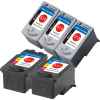 5 Pack Compatible Canon PG-510 CL-511 Ink Cartridge Set (3BK,2C)