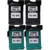 4 Pack Compatible Canon PG-640XL CL-641XL Ink Cartridge Set (2BK,2C)