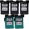 5 Pack Compatible Canon PG-640XL CL-641XL Ink Cartridge Set (3BK,2C)