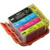 4 Pack Compatible Canon PGI-5 CLI-8 Ink Cartridge Set (1BK,1C,1M,1Y)