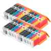 20 Pack Compatible Canon PGI-670XL CLI-671XL Ink Cartridge Set (4BK,4PBK,4C,4M,4Y)