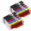 10 Pack Compatible Canon PGI-680XXL CLI-681XXL Ink Cartridge Extra High Yield Set (2BK,2PBK,2C,2M,2Y)