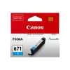 1 x Genuine Canon CLI-671C Cyan Ink Cartridge