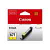 1 x Genuine Canon CLI-671Y Yellow Ink Cartridge