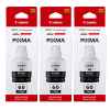 3 x Genuine Canon GI-60PGBK Black Ink Bottle