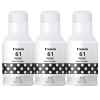 3 x Genuine Canon GI-61BK Black Ink Bottle