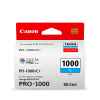 1 x Genuine Canon PFI-1000C Cyan Ink Cartridge