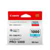 1 x Genuine Canon PFI-1000PC Photo Cyan Ink Cartridge