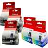 5 Pack Genuine Canon PG-37 CL-38 Ink Cartridge Set (3BK,2C)