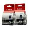 2 x Genuine Canon PG-37 Black Ink Cartridge