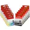 12 Pack Genuine Canon PG-50 CL-51 Ink Cartridge Set (6BK,6C)