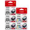 5 Pack Genuine Canon PG-645XL CL-646XL Ink Cartridge Set High Yield (3BK,2C)