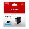 1 x Genuine Canon PGI-1600C Cyan Ink Cartridge