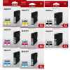 8 Pack Genuine Canon PGI-2600XL PGI-2600XL Ink Cartridge Set High Yield (2BK,2C,2M,2Y)