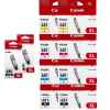 10 Pack Genuine Canon PGI-680XL CLI-681XL Ink Cartridge Set High Yield (2BK,2PBK,2C,2M,2Y)