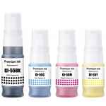 4 Pack Compatible Canon GI-55 GI55 Ink Bottle Set (1BK,1C,1M,1Y)