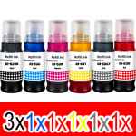 8 Pack Compatible Canon GI-63 GI63 Ink Bottle Set (3BK,1C,1M,1Y,1GY,1R)