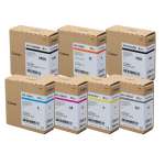 7 Pack Genuine Canon PFI-2100 PFI-3100 Ink Cartridge Set (1MBK,1C,1M,1Y,1O,1GY,1PBK)