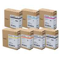 7 Pack Genuine Canon PFI-2300 PFI-3300 Ink Cartridge Set (1MBK,1C,1M,1Y,1O,1GY,1PBK)